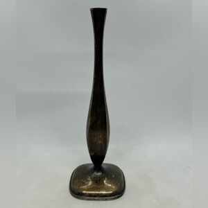 Vintage  8 1/2” BELLINI Brasil Silverplate Bud Vase ~ G163